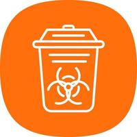 Toxic Waste Vector Icon Design