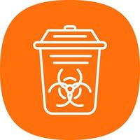 Toxic Waste Vector Icon Design