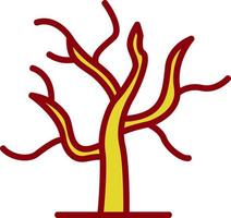 Dry Tree Vector Icon Design