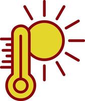 Hot Weather Vector Icon Design