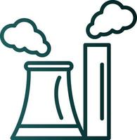 Chimney Pollution Vector Icon Design
