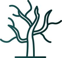 Dry Tree Vector Icon Design