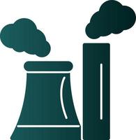 Chimney Pollution Vector Icon Design