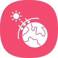 Greenhouse Effect Vector Icon Design