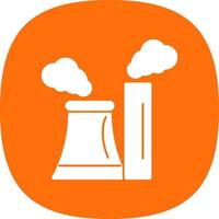 Chimney Pollution Vector Icon Design