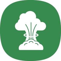 Nuclear Explosion Vector Icon Design