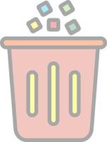 Litter Vector Icon Design