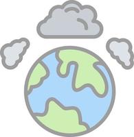 Atmospheric Pollution Vector Icon Design