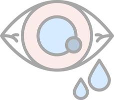 diseño de icono de vector de conjuntivitis