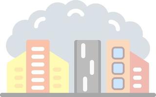 City Pollution Vector Icon Design