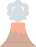 diseño de icono de vector de volcán