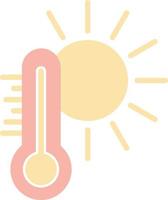 diseño de icono de vector de clima caliente