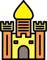 Castle Vector Icon Design