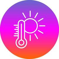 Hot Weather Vector Icon Design