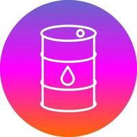 Oil Barrell Vector Icon Design
