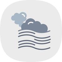 diseño de icono de vector de niebla