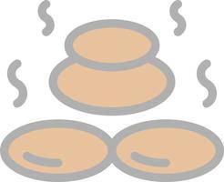 Hot Stone Vector Icon Design