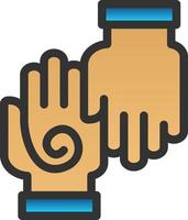 Hand Massage Vector Icon Design