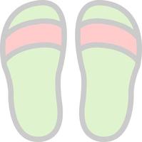Slippers Vector Icon Design