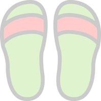 Slippers Vector Icon Design