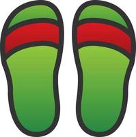 Slippers Vector Icon Design