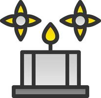 Spa Candle Vector Icon Design