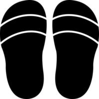 Slippers Vector Icon Design