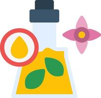 Body Massage Oil Vector Icon Design