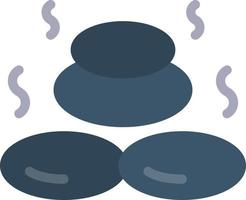 Hot Stone Vector Icon Design