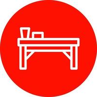 Spa Bed Vector Icon Design