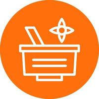 Spa Bowl Vector Icon Design