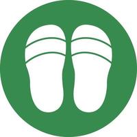 Slippers Vector Icon Design