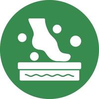 Foot Spa Vector Icon Design