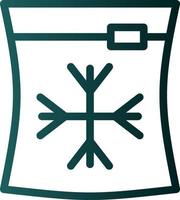 Ice Bag Vector Icon Design