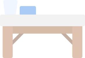 Spa Bed Vector Icon Design