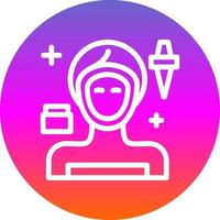 diseño de icono de vector de tratamiento facial