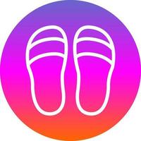 Slippers Vector Icon Design