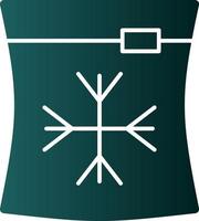 Ice Bag Vector Icon Design