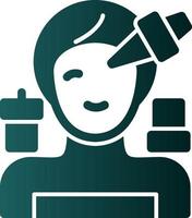 Spa Eye Treatment Vector Icon Design