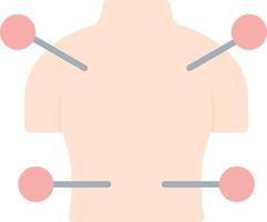 Body Acupuncture Vector Icon Design