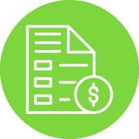 Invoice Vector Icon Design