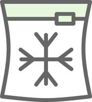 Ice Bag Vector Icon Design