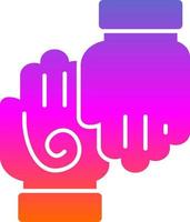 Hand Massage Vector Icon Design