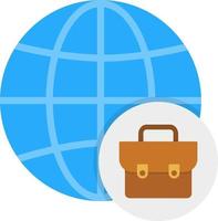 diseño de icono de vector de negocios en todo el mundo