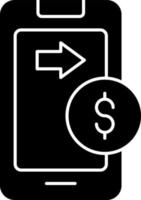 diseño de icono de vector de transferencia de dinero