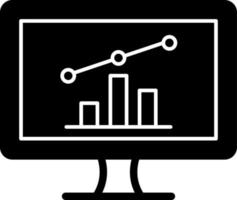 Online Stock Market Vector Icon Design