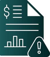 Stock Market Report Vector Icon Design