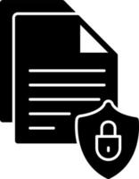 Document Security Vector Icon Design