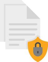 Document Security Vector Icon Design