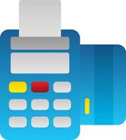 Pos Terminal Vector Icon Design